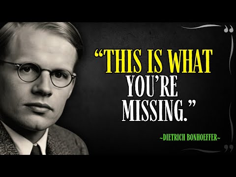 The Brutal Truth About Time That No One Wants to Hear | Bonhoeffer’s Lesson | Timeless Quotes