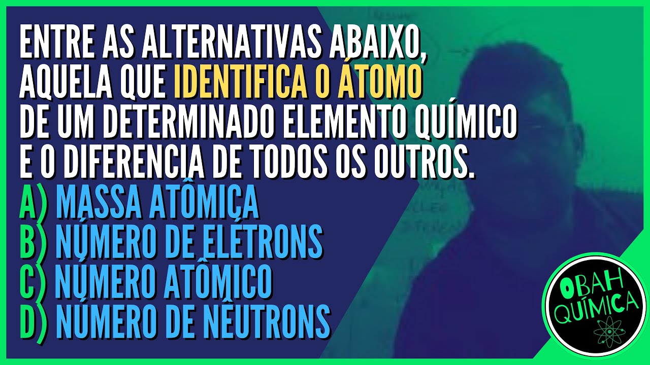 O desenvolvimento científico e tecnológico possibilitou a identificação de átomos dos elementos ...