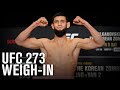 UFC 273: Volkanovski vs The Korean Zombie Weigh-in