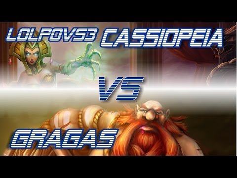 ► LoLPoV - Cassiopeia vs Gragas [Mid] (League of Legends Live Commentary)