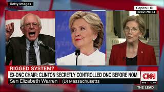 Asked if DNC system was rigged in Clinton's favor, Elizabeth Warren says 'yes'