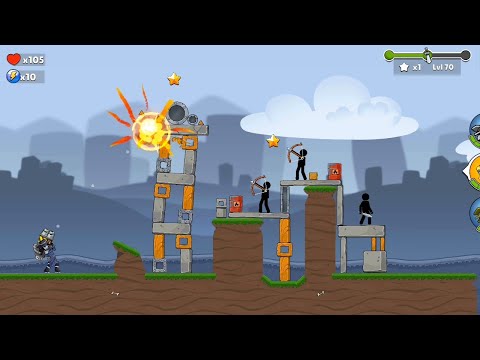 BOSS LEVEL | Boom Stick : Bazooka Puzzles SEASON 2 | Level 70 New (Android/iOS) Gameplay [HD]