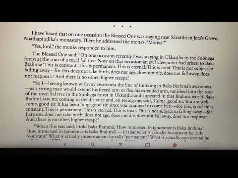 Brahma Nimantanika Sutta (Part 1) : The Brahma Invitation : MN 49 : Reading from Dhammatalks.Org