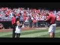 National Anthem MLB Anaheim Angels Vs Texas Rangers By Hunter Pecunia