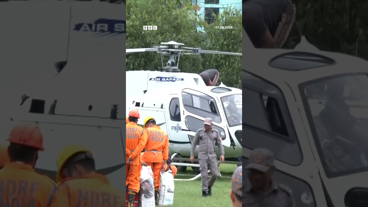 Many residents airlifted to safety as relief efforts continue in Uttarkashi | BBC News India