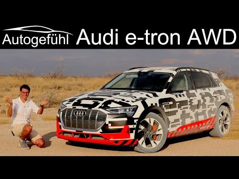 Audi e-tron DRIVING REVIEW electric quattro AWD test e tron  - Autogefühl