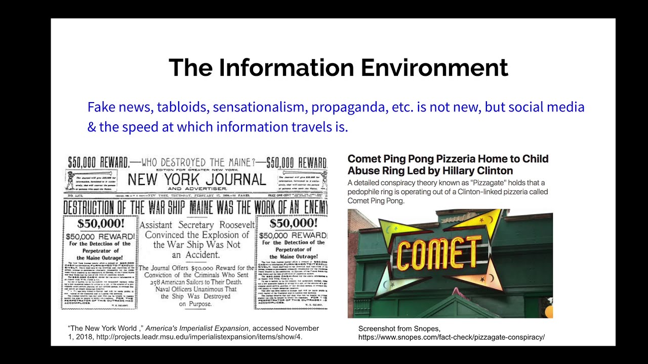 Evaluating Web Resources: Understanding & Evaluating Information in the Digital Age