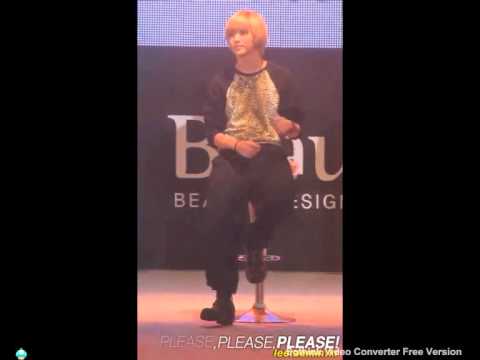 101021 Taemin H3LL0 full fancam @ Beauty  Design expo