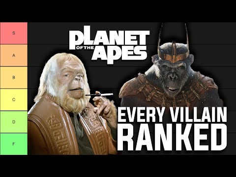 Ranking Every PLANET OF THE APES Movie Villain | TIER LIST