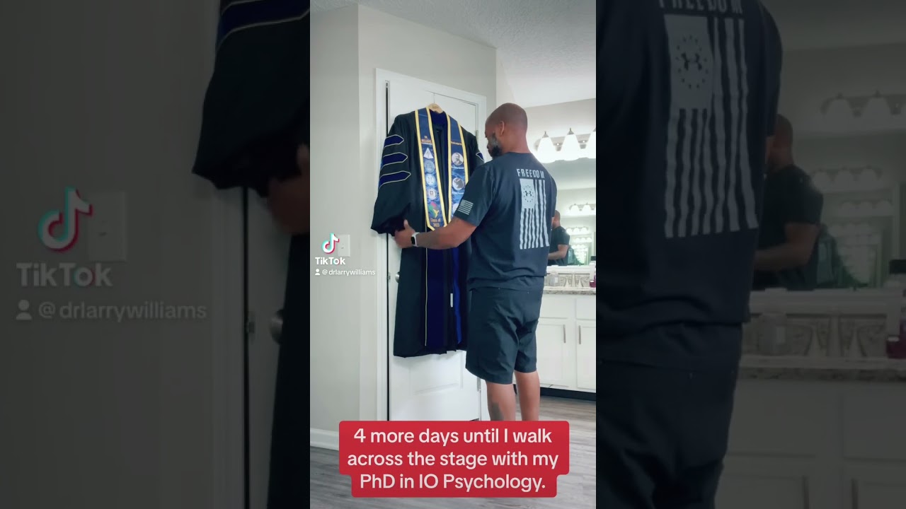 Graduation is this Friday! It’s been a long journey. #graduation #phd #psychology #drwilliams