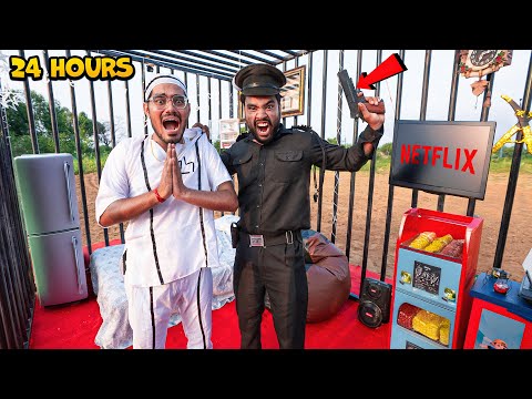 24 Hours In Luxury Jail Challenge | 24 घंटे इस जेल से बाहर नहीं निकल सकते