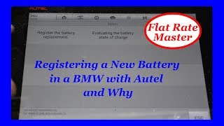 Registering a New Battery in a BMW with Autel and Why