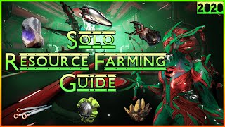 Best Solo Resource Farming Guide | Warframe Resource Farming Guide 2021