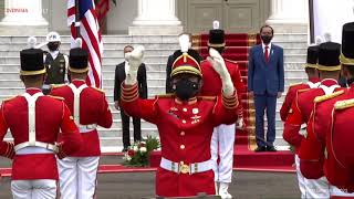 National Anthem of Malaysia played by Indonesian Presidential Guard Band