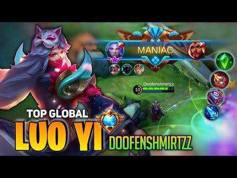 MANIAC! Luo Yi Insane Burst Damage [ Top Global Luo Yi ] By doofenshmirtzz - Mobile Legends