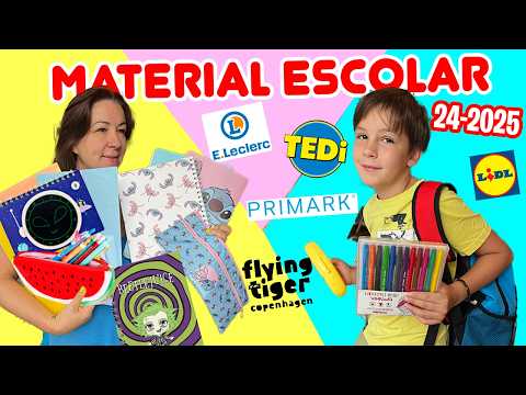 ¿Qué Tienda elijo? MATERIAL ESCOLAR 2024-25?  No creerás lo que encontramos...