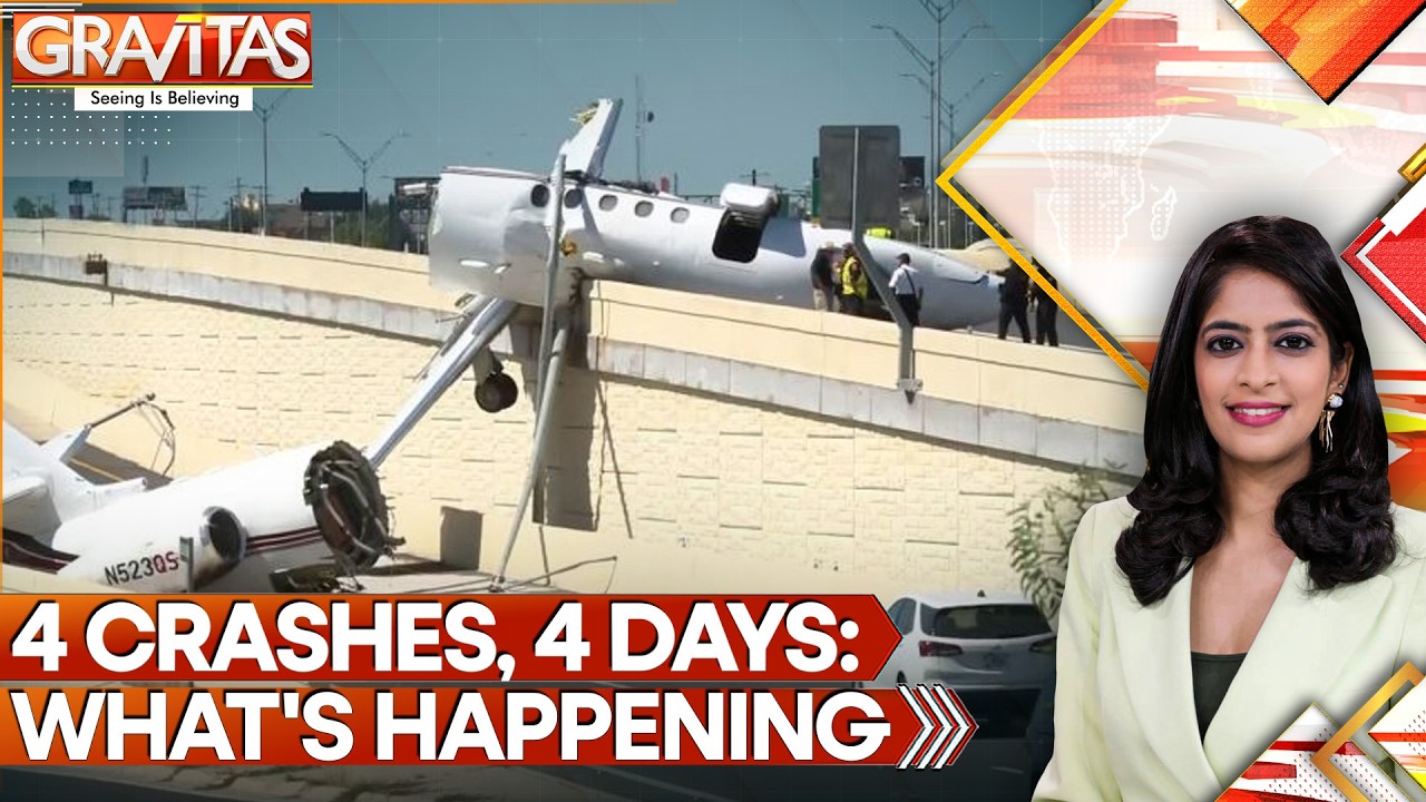 US: 4 Major Plane Crashes in America in 4 Days. What Is Going On?  | Gravitas Special