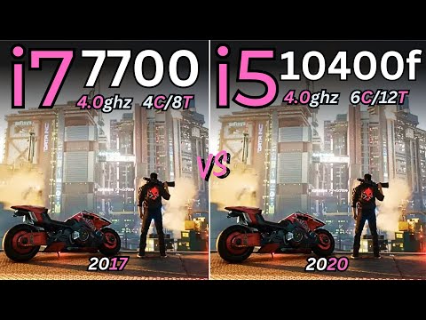 i7 7700 vs i5 10400f | Tested in 12 Games (2024) | 1080p