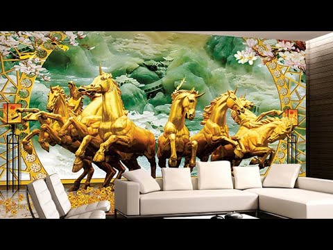 Tranh gạch 3D phong thủy mang đến tài lộc, may mắn