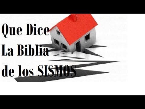 Que dice la Palabra de Dios que debo hacer en caso de SISMOS TERREMOTO