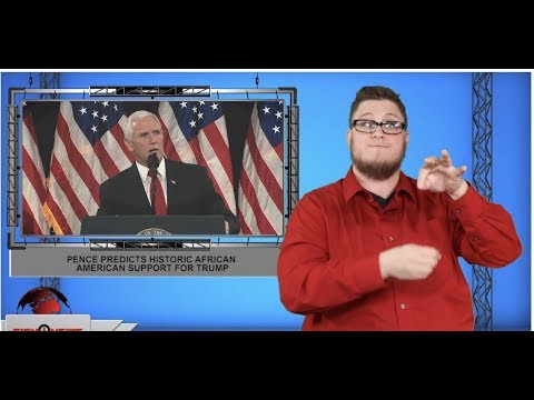Pence predicts historic African American support for Trump (ASL - 11.9.19)