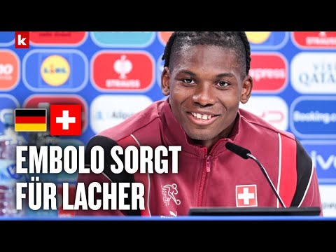Video Thumbnail: Embolo zu Journalist: "Ich bin überrascht, dass Sie das schon wissen" | Deutschland - Schweiz