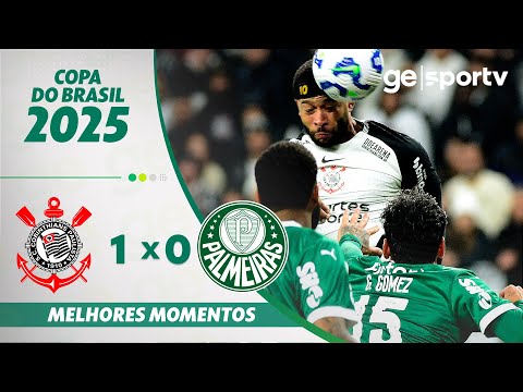 Gols e lances de Corinthians x Palmeiras