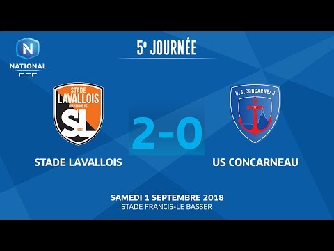 J5 : Stade Lavallois - Concarneau (2-0), le résumé I National 2018-2019