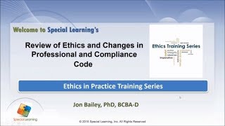 January - Ethics Training - Review of Ethics and Changes in Professional and Compliance Code