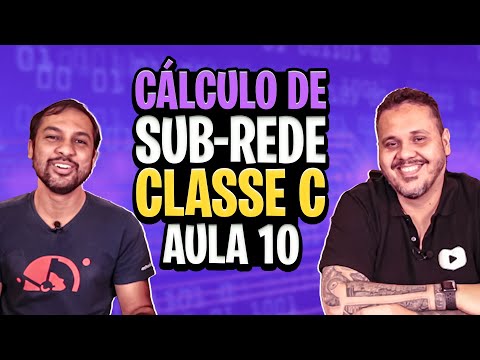 Cálculo de Sub-rede Classe C - Aula 10
