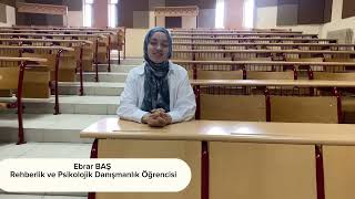 RTEÜ Eğitim Fakültesi Rehberlik ve Psikolojik Danışmanlık Bölümü Tanıtım Videosu