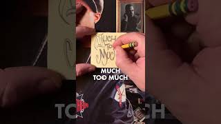 Much Too Much hand lettering inspired by Gang Starr