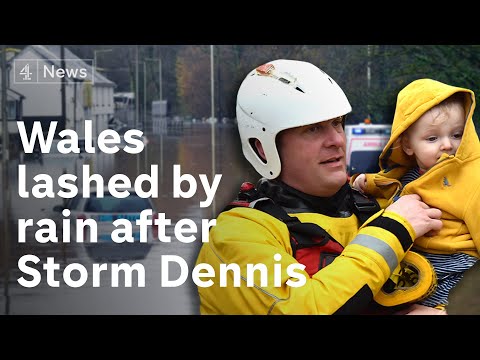 More rain hits Wales amid Storm Dennis fallout