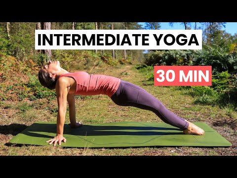 30 Min Intermediate Yoga Routine | Full Body Daily Yoga