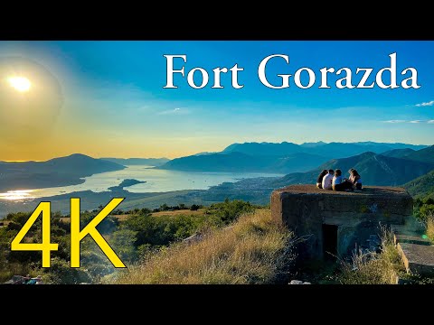Fort Gorazda Kotor Montenegro 🇲🇪 4K Walking Tour