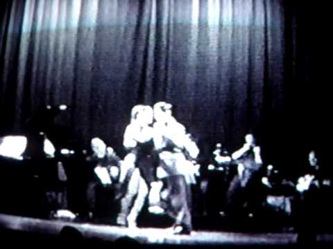  Virginia Gomez  and  Christian Marquez  are  dancing  to  the  tango  "  Malena  "