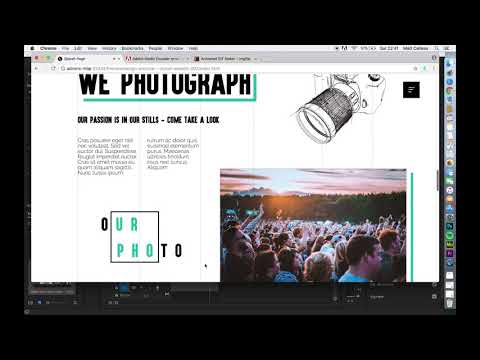 Splash page example vid