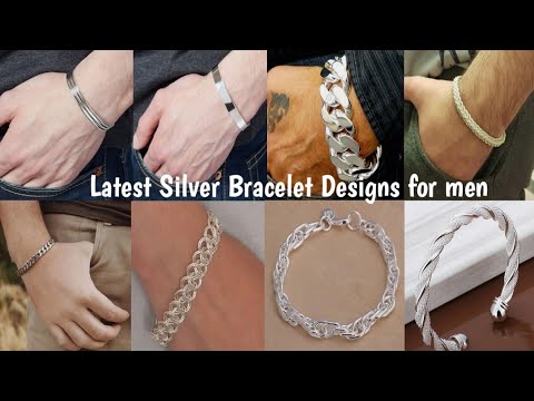 Latest Silver Bracelet Designs for Men