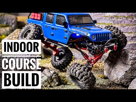 SCX24 Indoor Crawler Course Build and Overview!