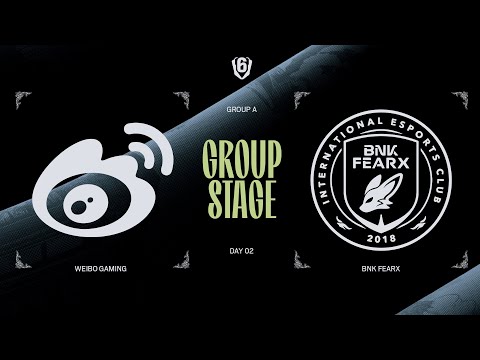BNK FEARX vs Weibo Gaming Replay