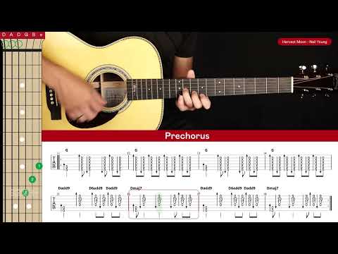Harvest Moon Guitar Cover Neil Young 🎸|Tabs + Chords|