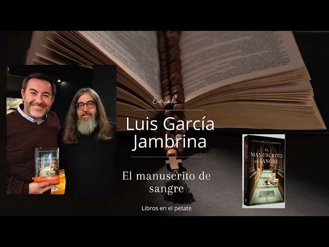 Vídeo relacionado con El manuscrito de sangre (ESPASA NARRATIVA)