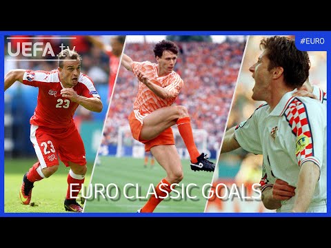 Classic EURO Goals | Shaqiri, Van Basten, Šuker...