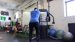 Lats Cable Standing Pull Down 4