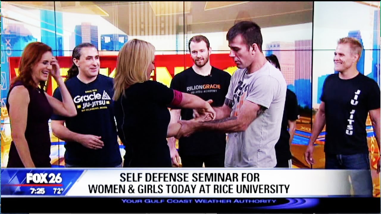 Fox 26 News - Gracie Jiu-Jitsu and Self-Defense Seminar @ Rice University