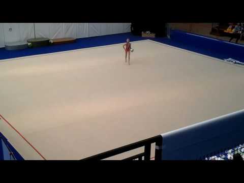 Federica Conti ritmica ginnastica Rimini Zona tecnica 2 gold allieve Caorle Aprile 2017 Palla