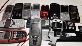 Проверка ретро телефонов из Германии Nokia 345, NOKIA 5210, Sony Ericsson W20i, Sony Ericsson T250I