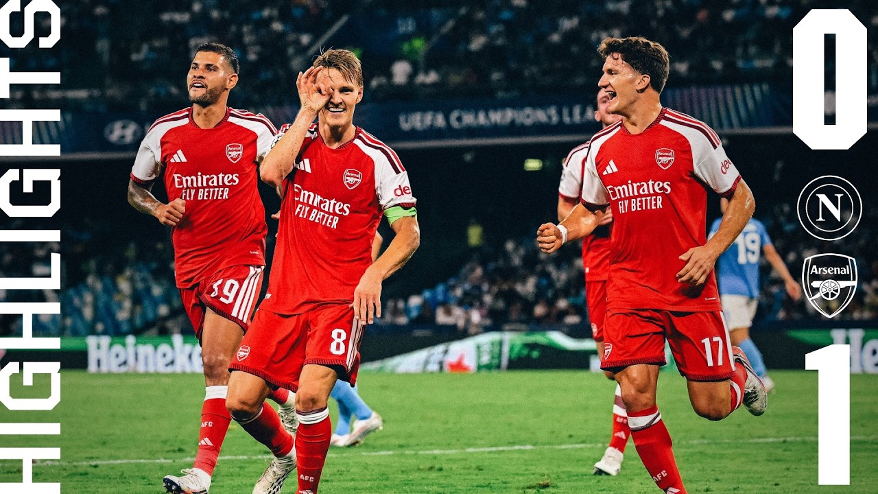 SSC Napoli 0 - 1 Arsenal FC highlights
