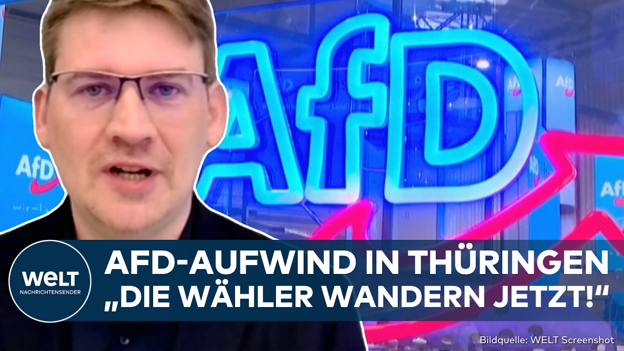 THÜRINGEN: Umfrage-Hammer! AfD wird noch stärker! Union und SPD im Absturz
