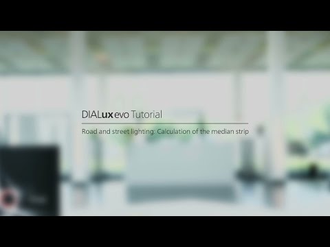 DIALux evo Tutorials for Beginners part 19 — Road and street lighting: Calculation of median strip